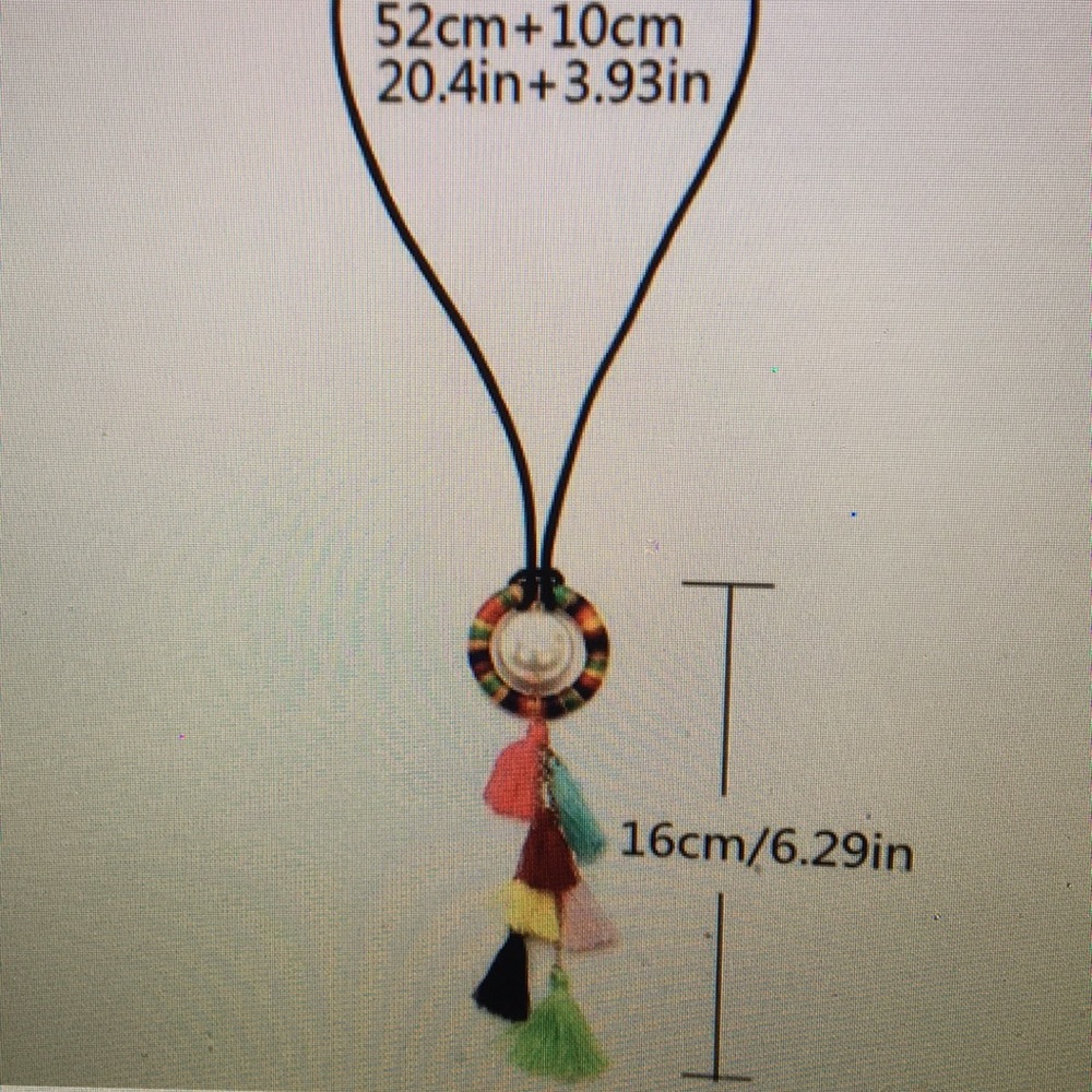 ❌SOLD❌NWT FASHION BOHO TASSEL JEWELRY - Picture 4 of 6